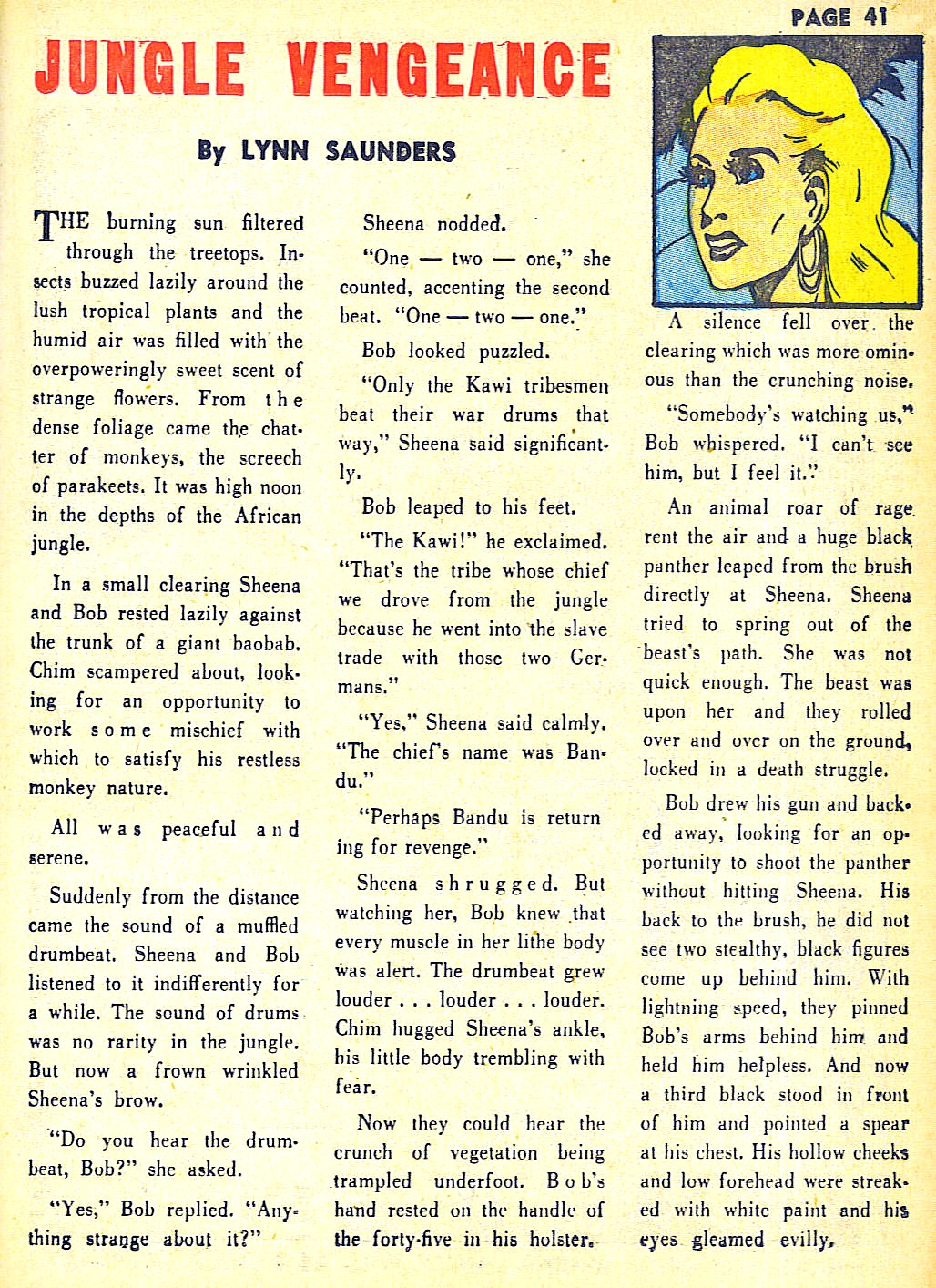 Read online Sheena, Queen of the Jungle (1942) comic -  Issue #2 - 43
