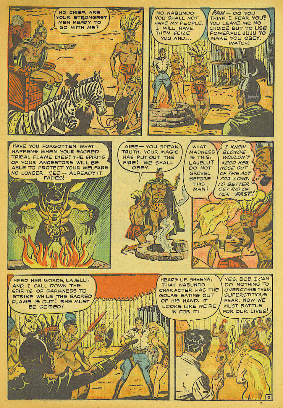 Read online Sheena, Queen of the Jungle (1942) comic -  Issue #10 - 25
