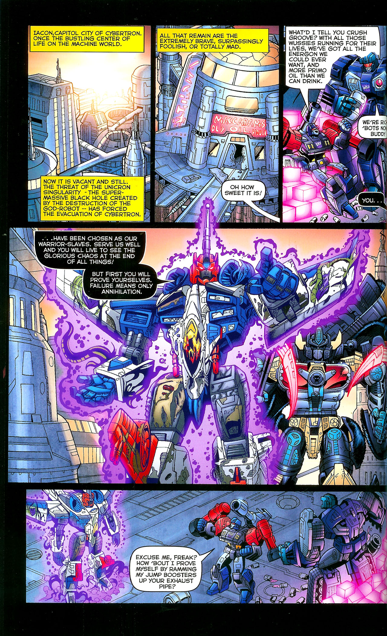 Transformers Cybertron Balancing Act (2007) Read All Comics Online