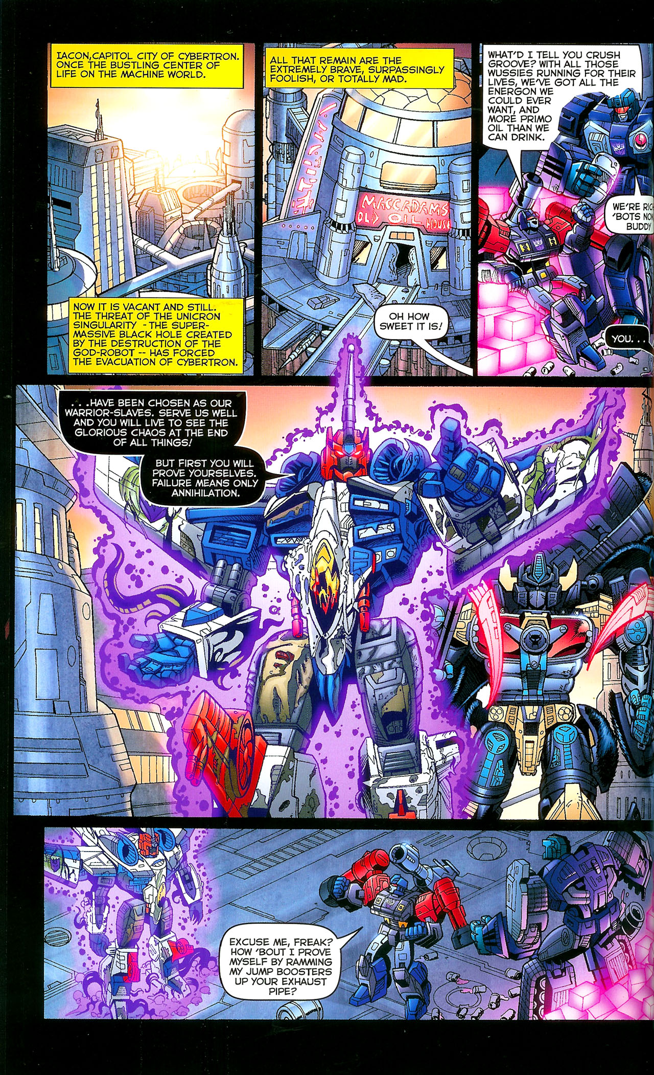 Read online Transformers: Cybertron: Balancing Act comic -  Issue # TPB - 11