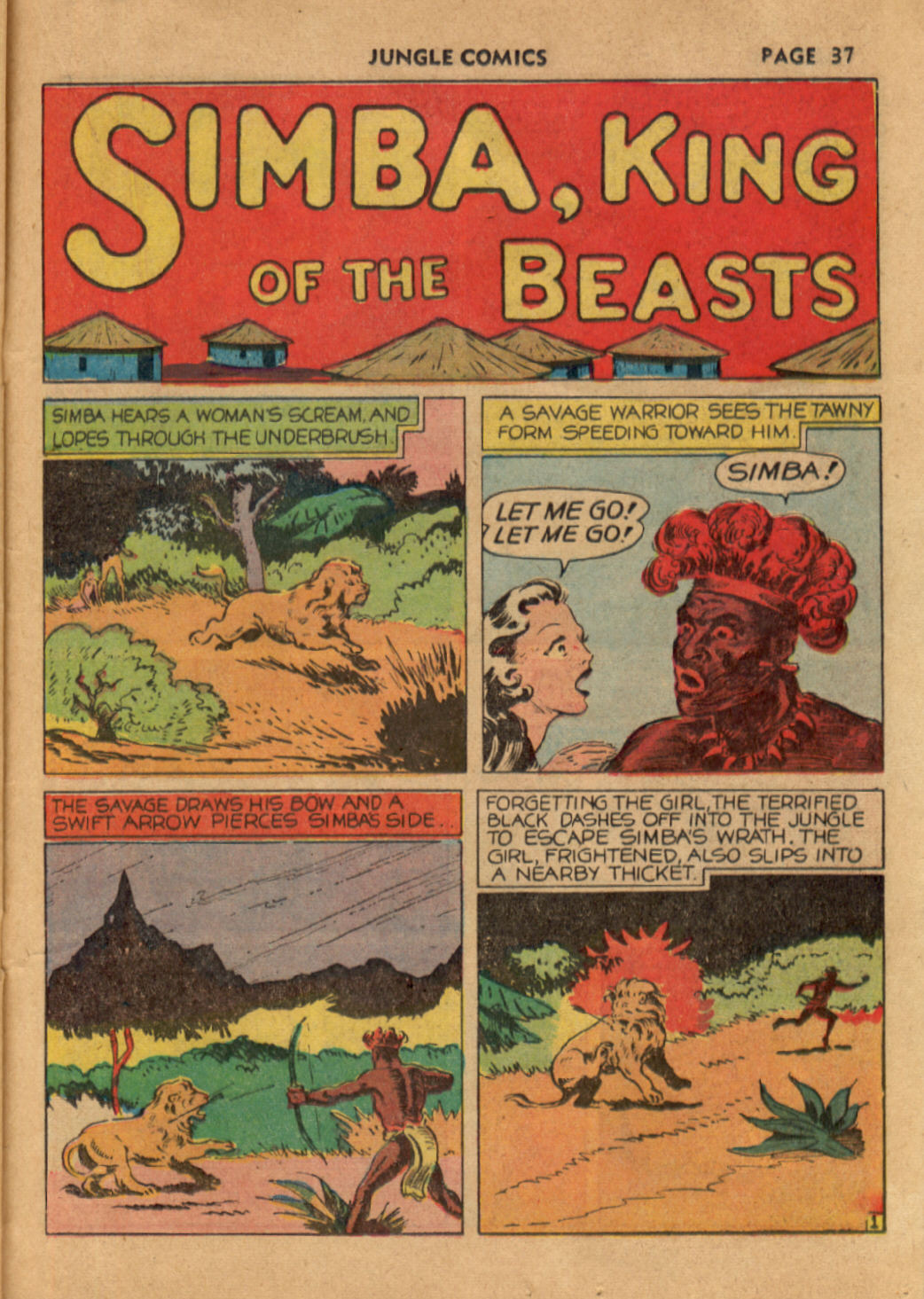 Read online Jungle Comics comic -  Issue #9 - 37