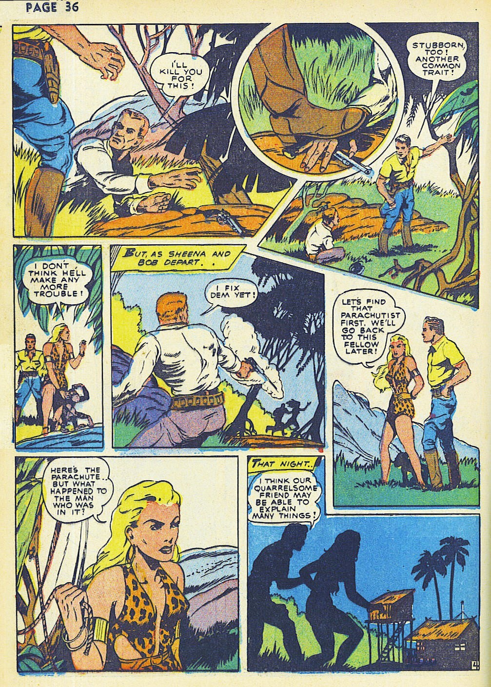 Read online Sheena, Queen of the Jungle (1942) comic -  Issue #2 - 38