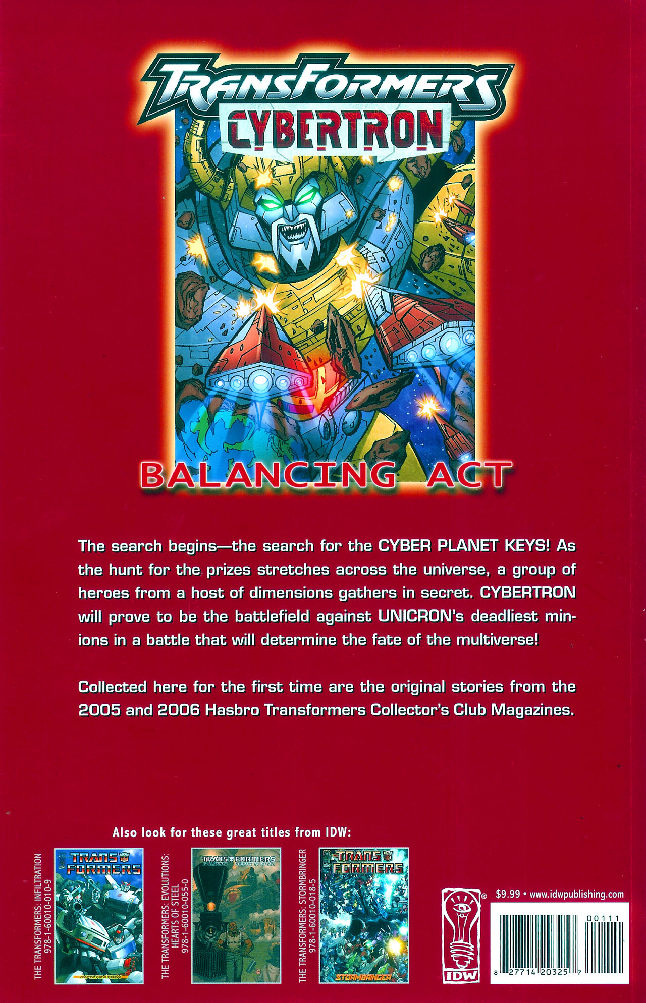 Read online Transformers: Cybertron: Balancing Act comic -  Issue # TPB - 77