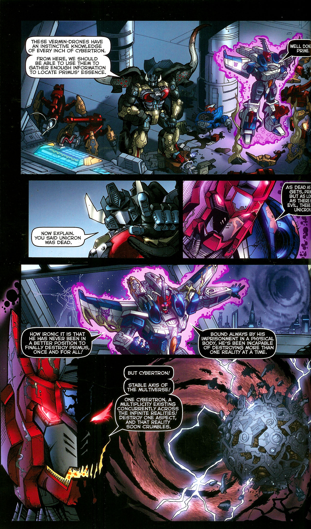 Read online Transformers: Cybertron: Balancing Act comic -  Issue # TPB - 21