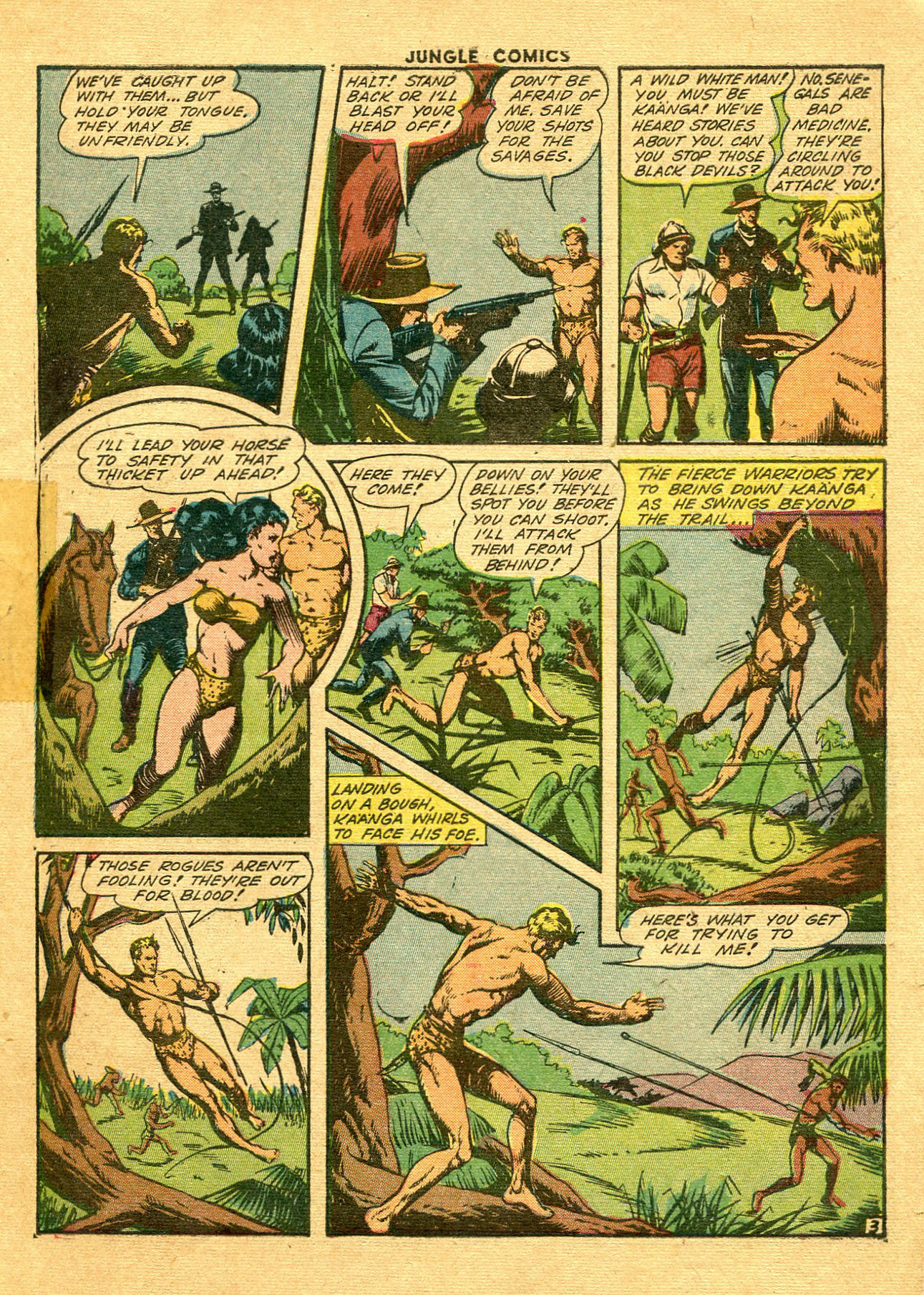 Read online Jungle Comics comic -  Issue #46 - 5