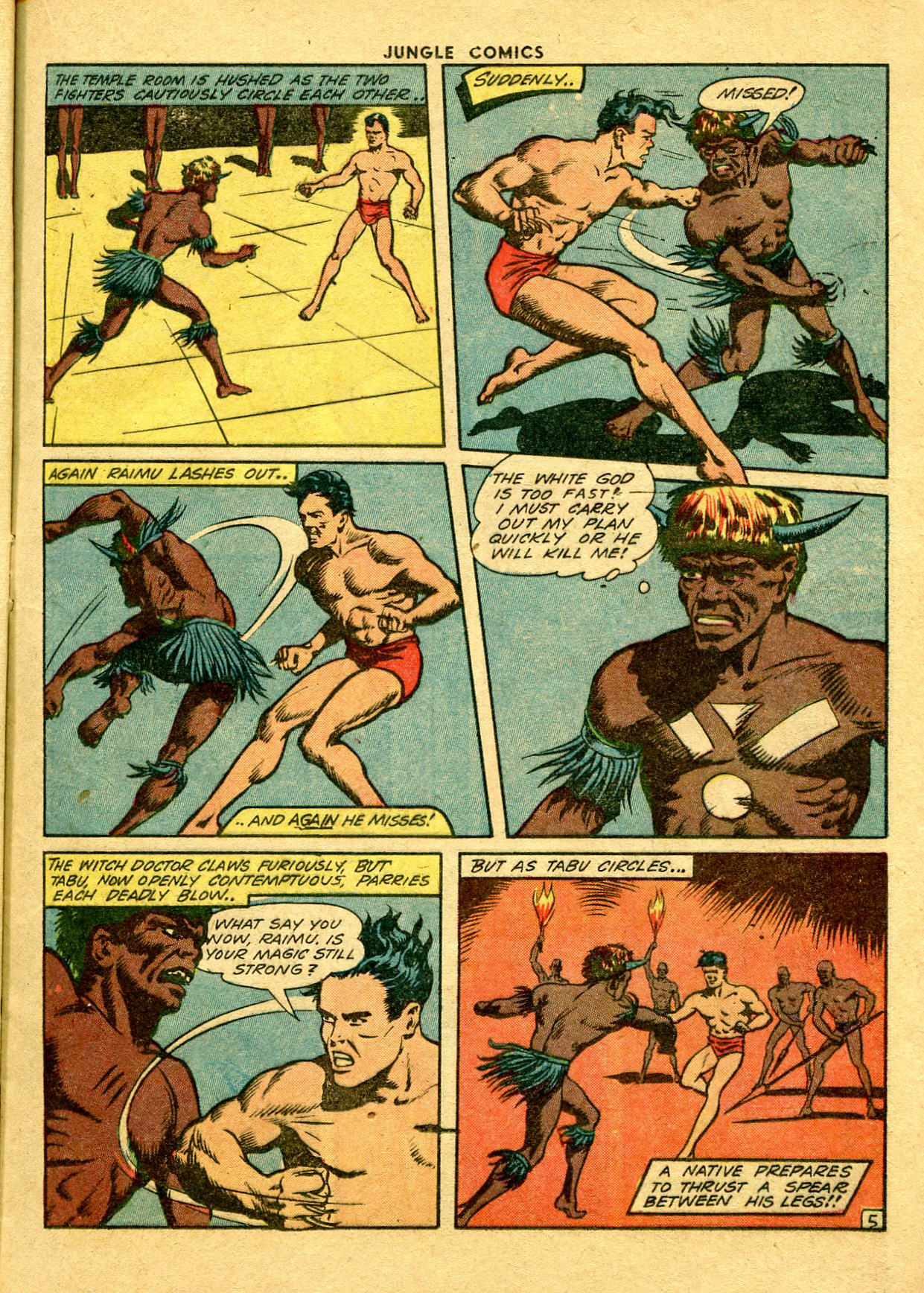 Read online Jungle Comics comic -  Issue #46 - 25