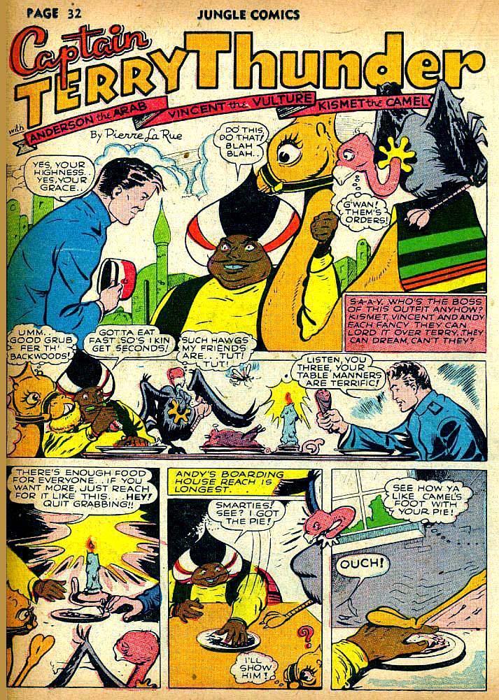 Read online Jungle Comics comic -  Issue #21 - 34