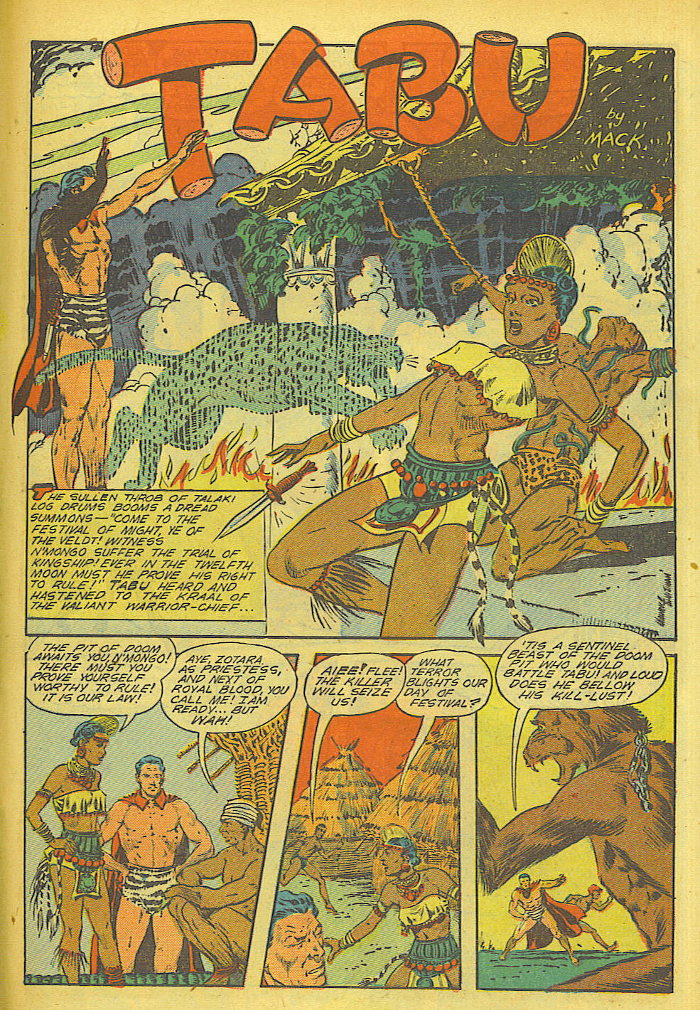 Read online Jungle Comics comic -  Issue #103 - 36