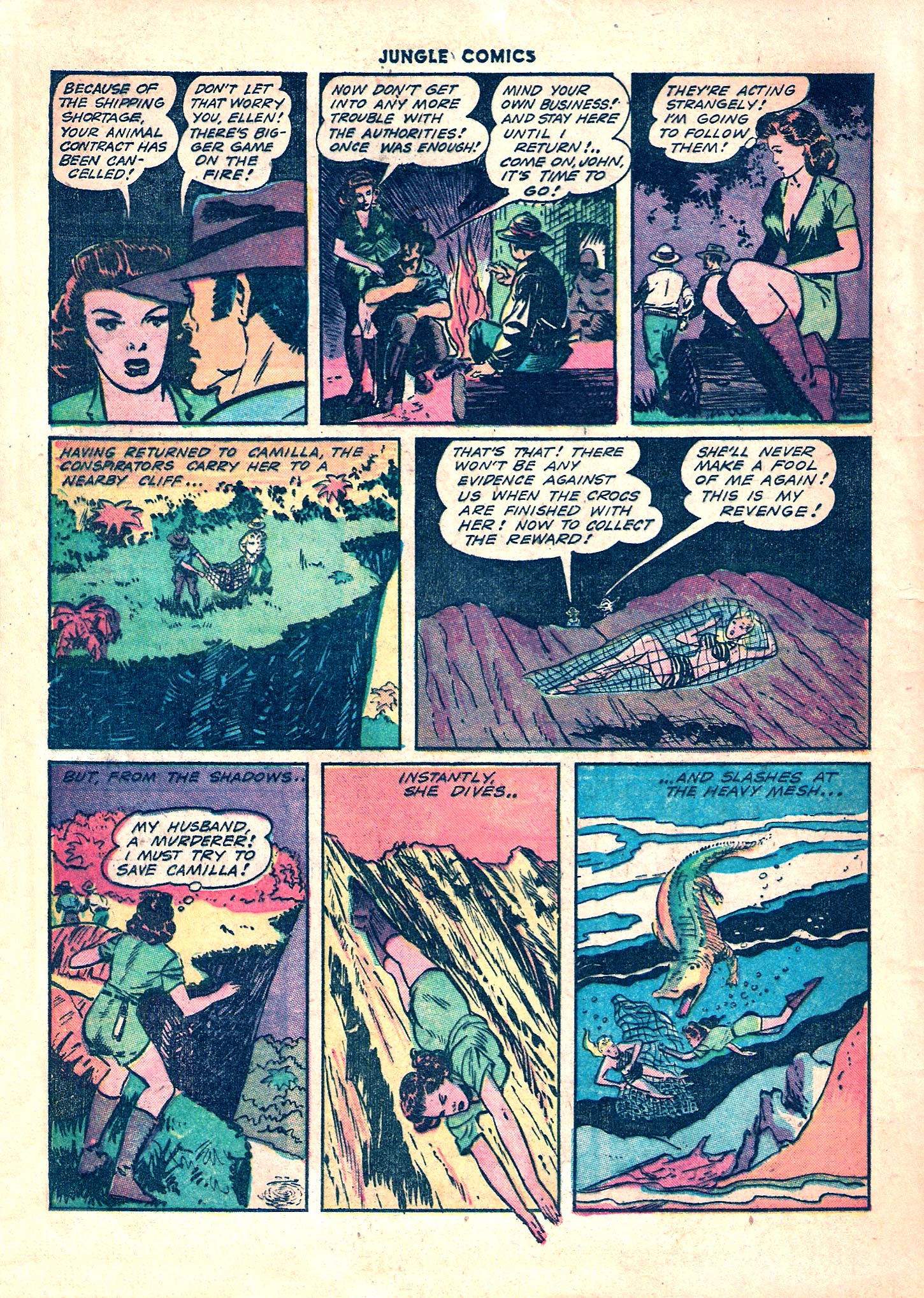 Read online Jungle Comics comic -  Issue #42 - 54