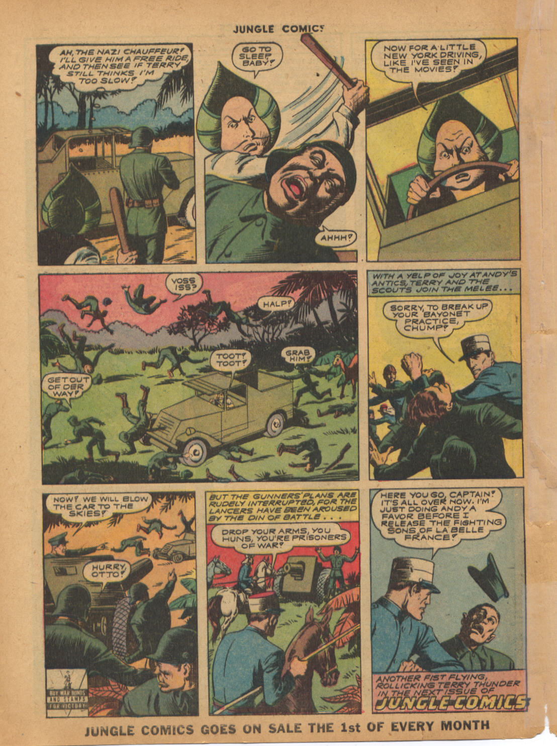 Read online Jungle Comics comic -  Issue #44 - 48