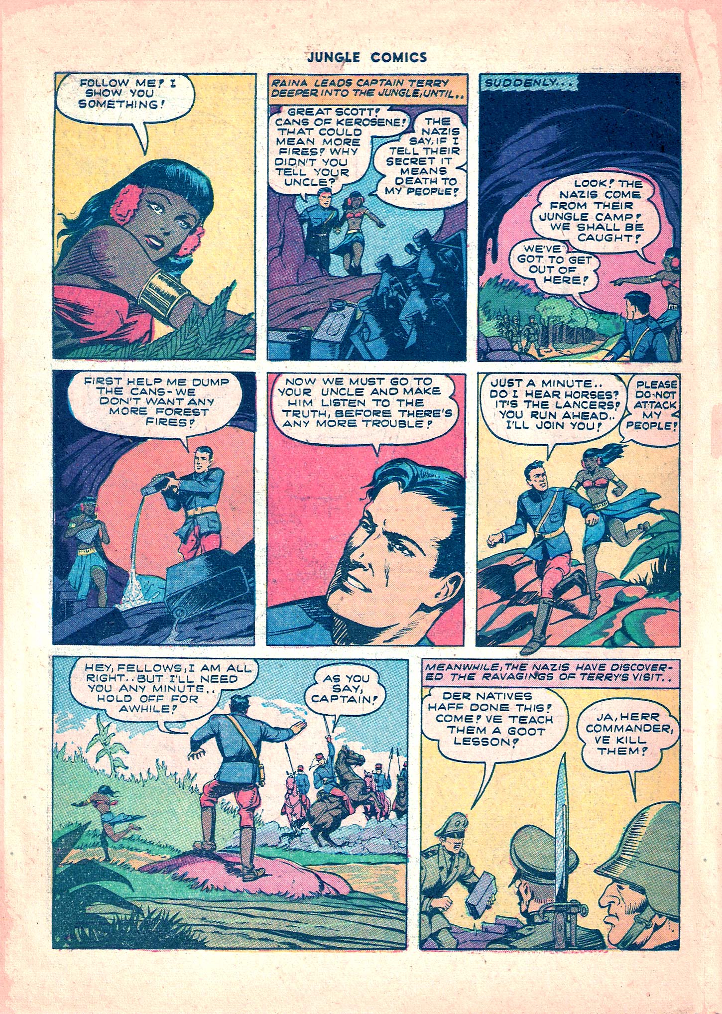 Read online Jungle Comics comic -  Issue #42 - 46
