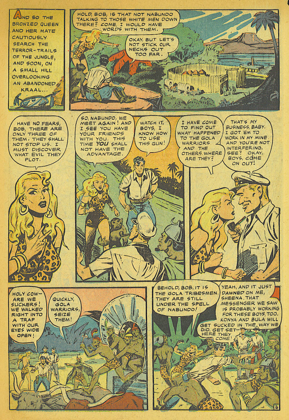 Read online Sheena, Queen of the Jungle (1942) comic -  Issue #10 - 29