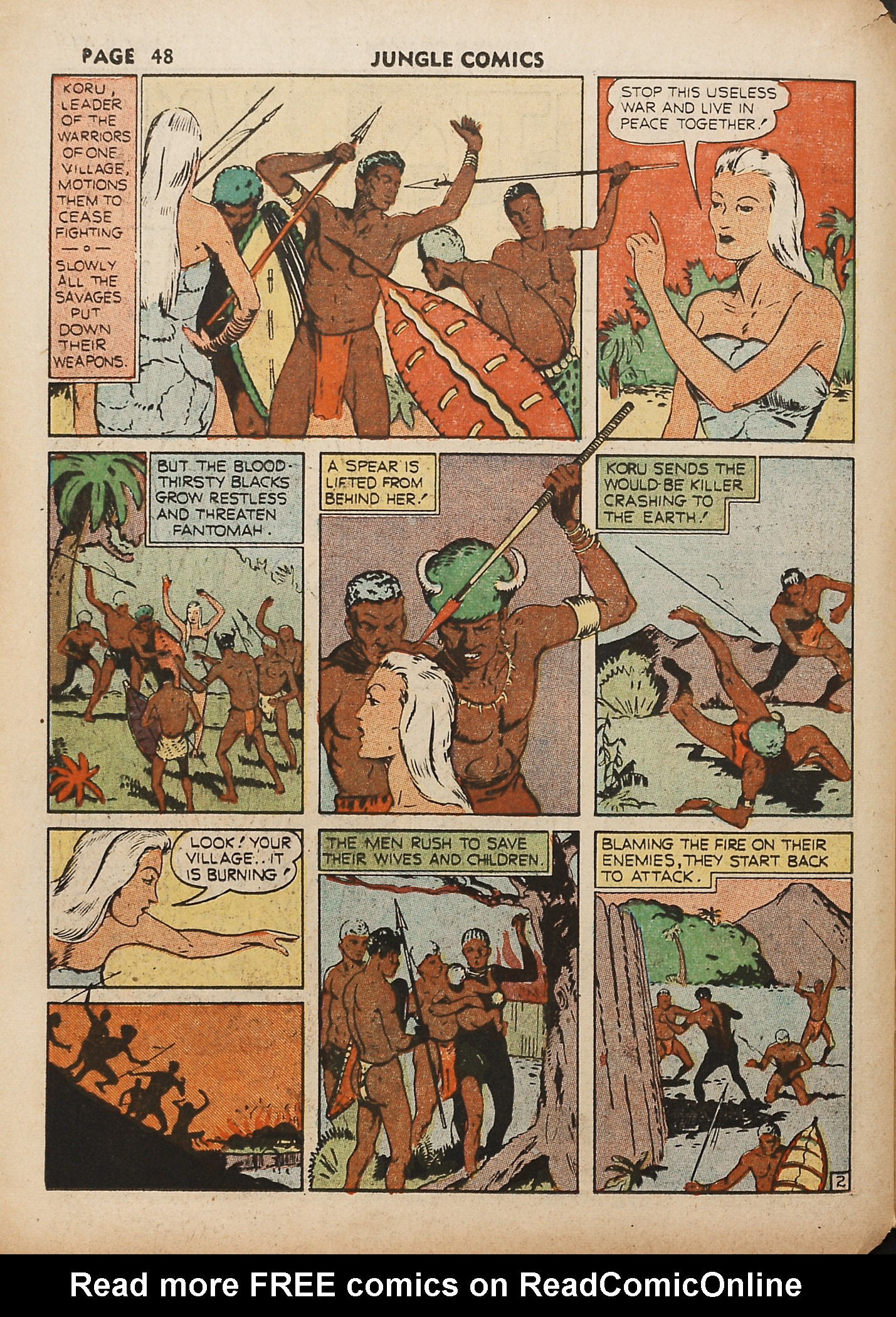 Read online Jungle Comics comic -  Issue #18 - 50
