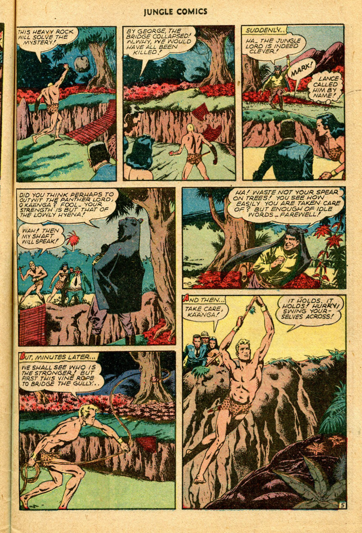 Read online Jungle Comics comic -  Issue #68 - 7