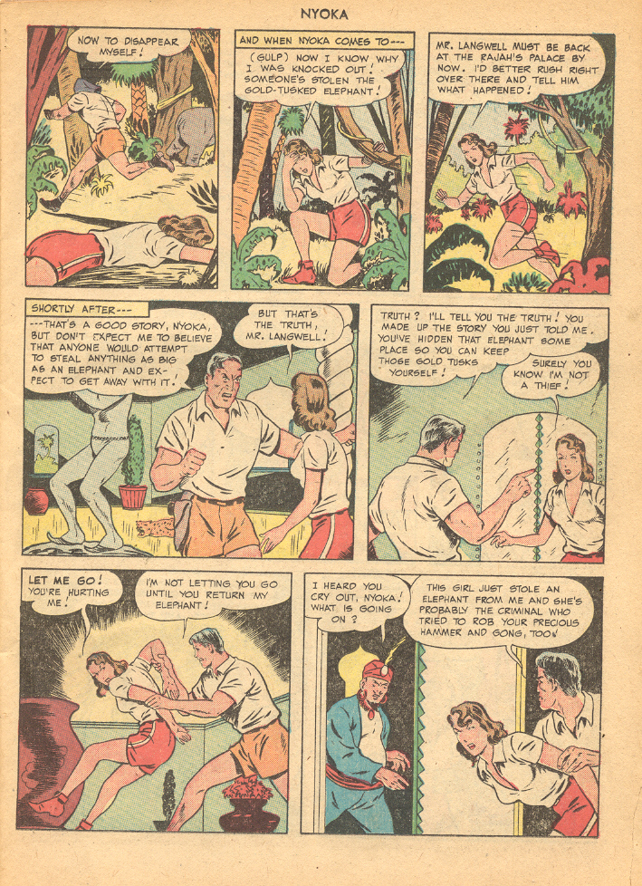 Read online Nyoka the Jungle Girl (1945) comic -  Issue #34 - 11