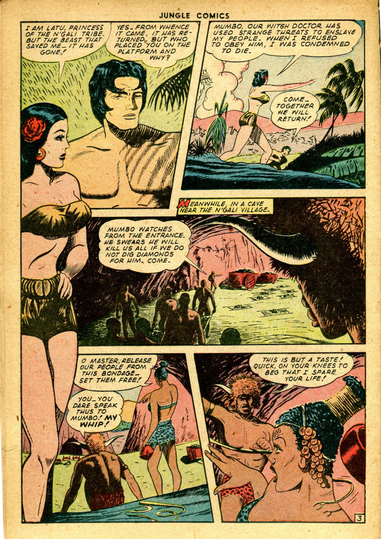 Read online Jungle Comics comic -  Issue #65 - 32