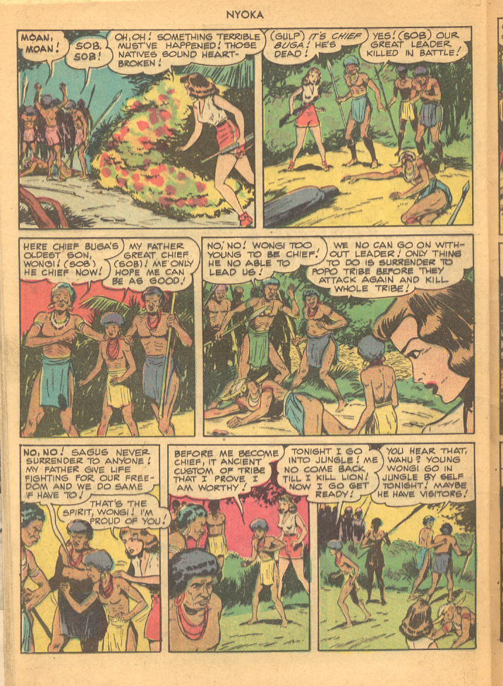 Read online Nyoka the Jungle Girl (1945) comic -  Issue #30 - 36