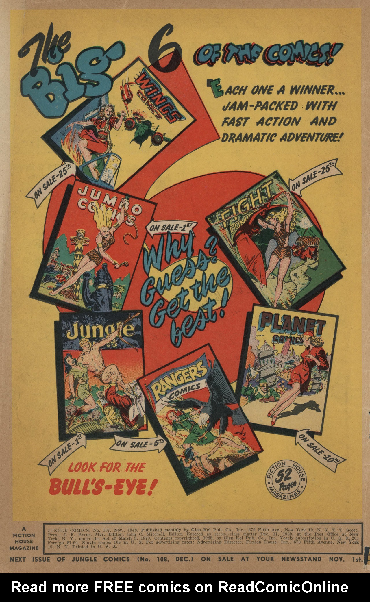 Read online Jungle Comics comic -  Issue #107 - 2