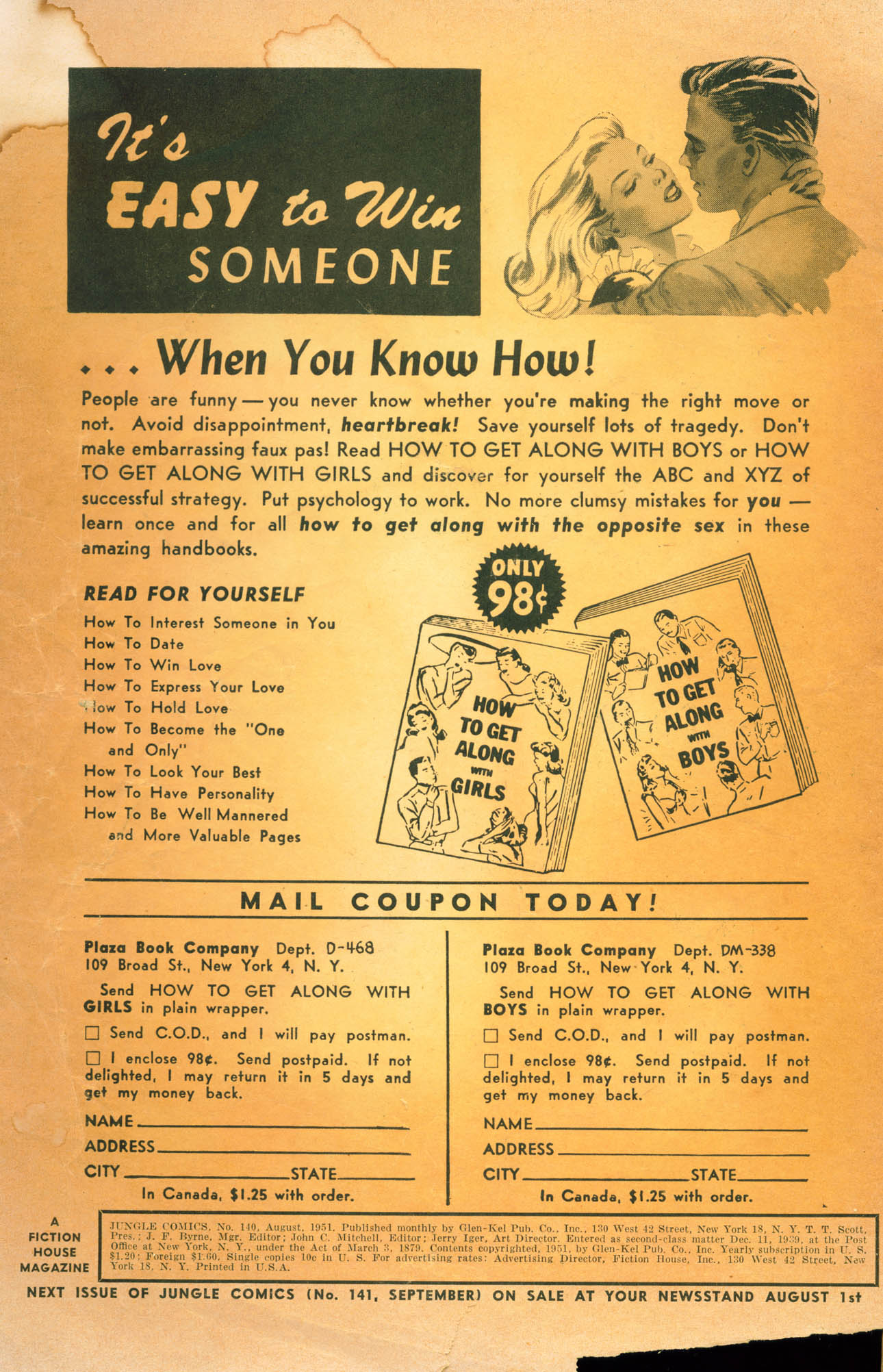 Read online Jungle Comics comic -  Issue #140 - 2