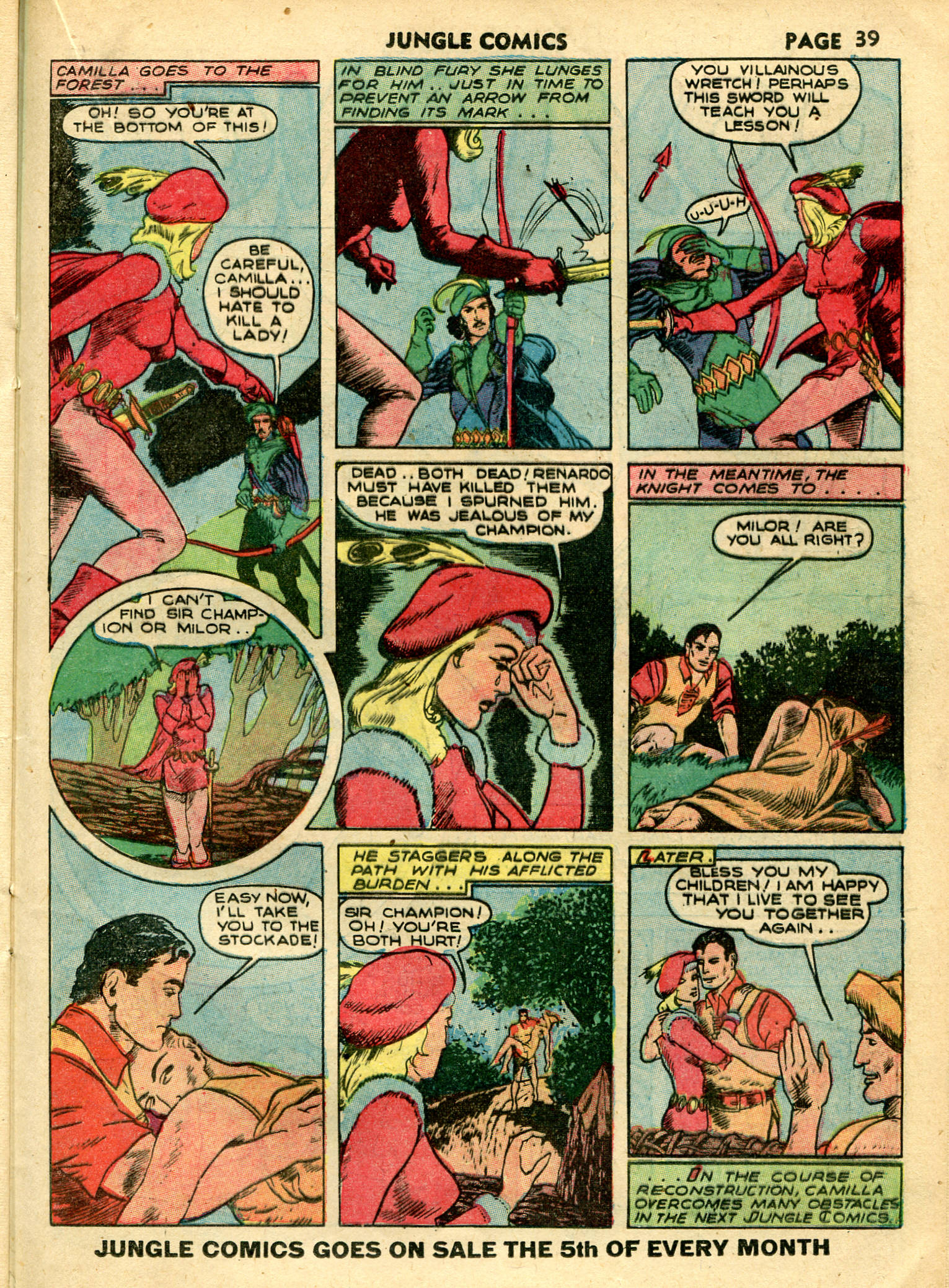 Read online Jungle Comics comic -  Issue #15 - 42