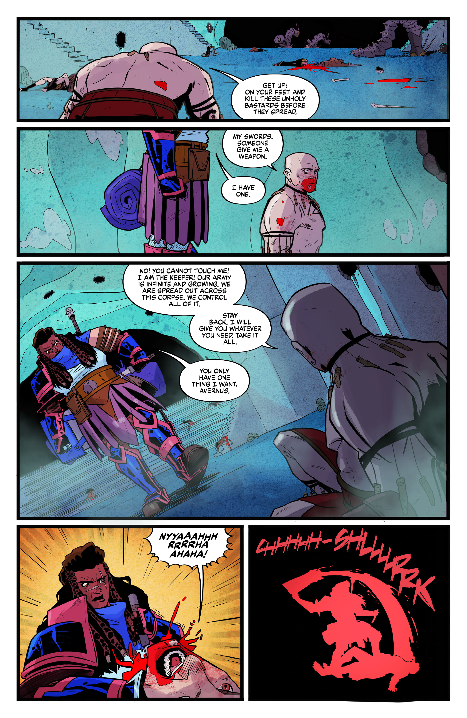 Read online Godfell comic -  Issue #2 - 23
