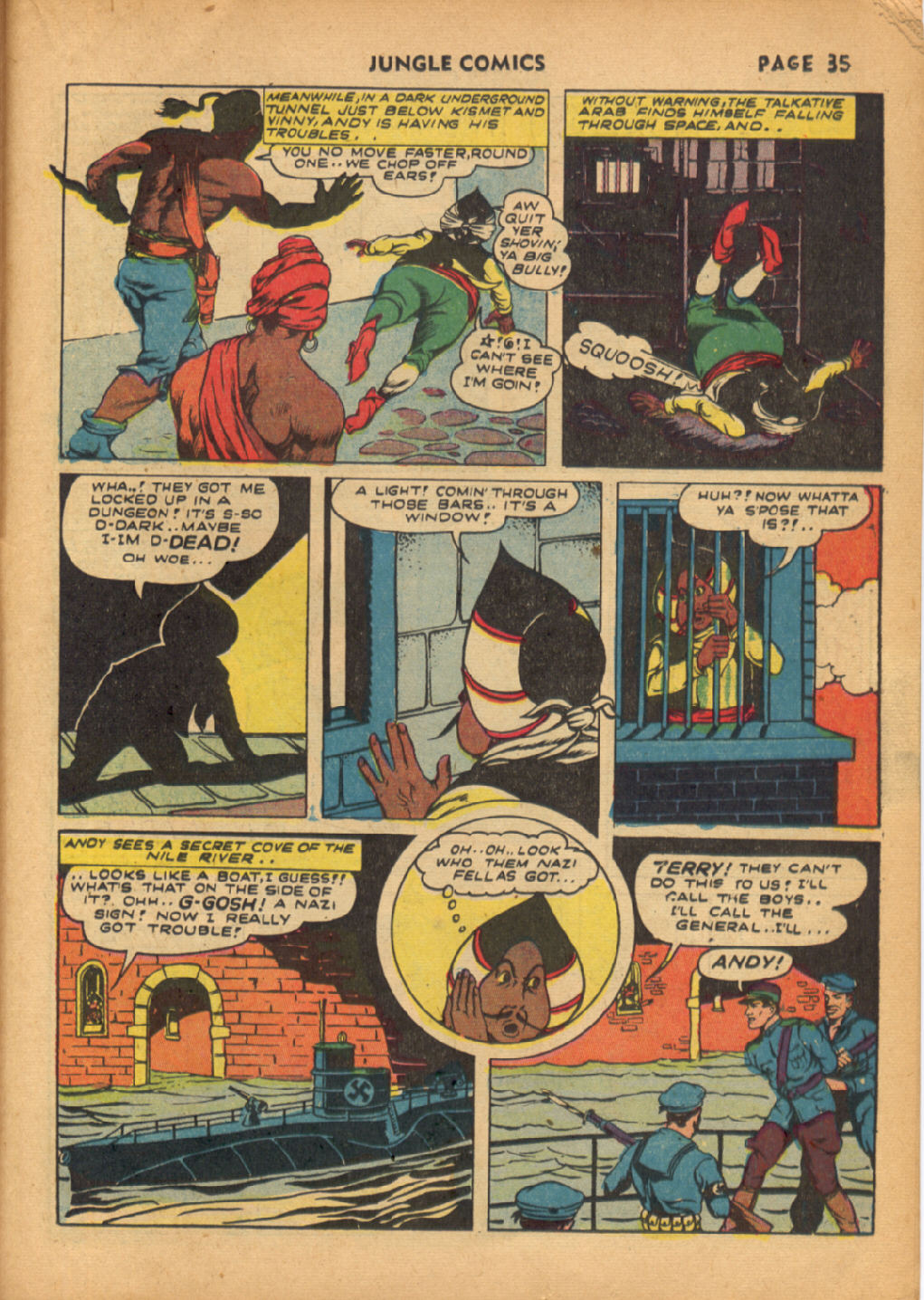 Read online Jungle Comics comic -  Issue #38 - 36