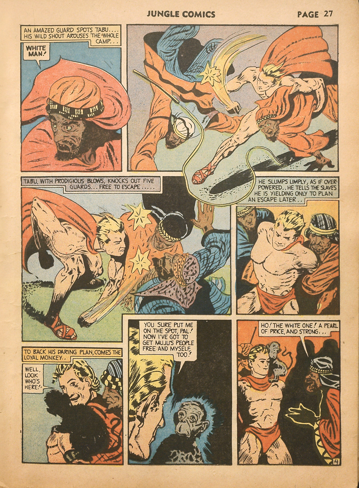 Read online Jungle Comics comic -  Issue #16 - 29