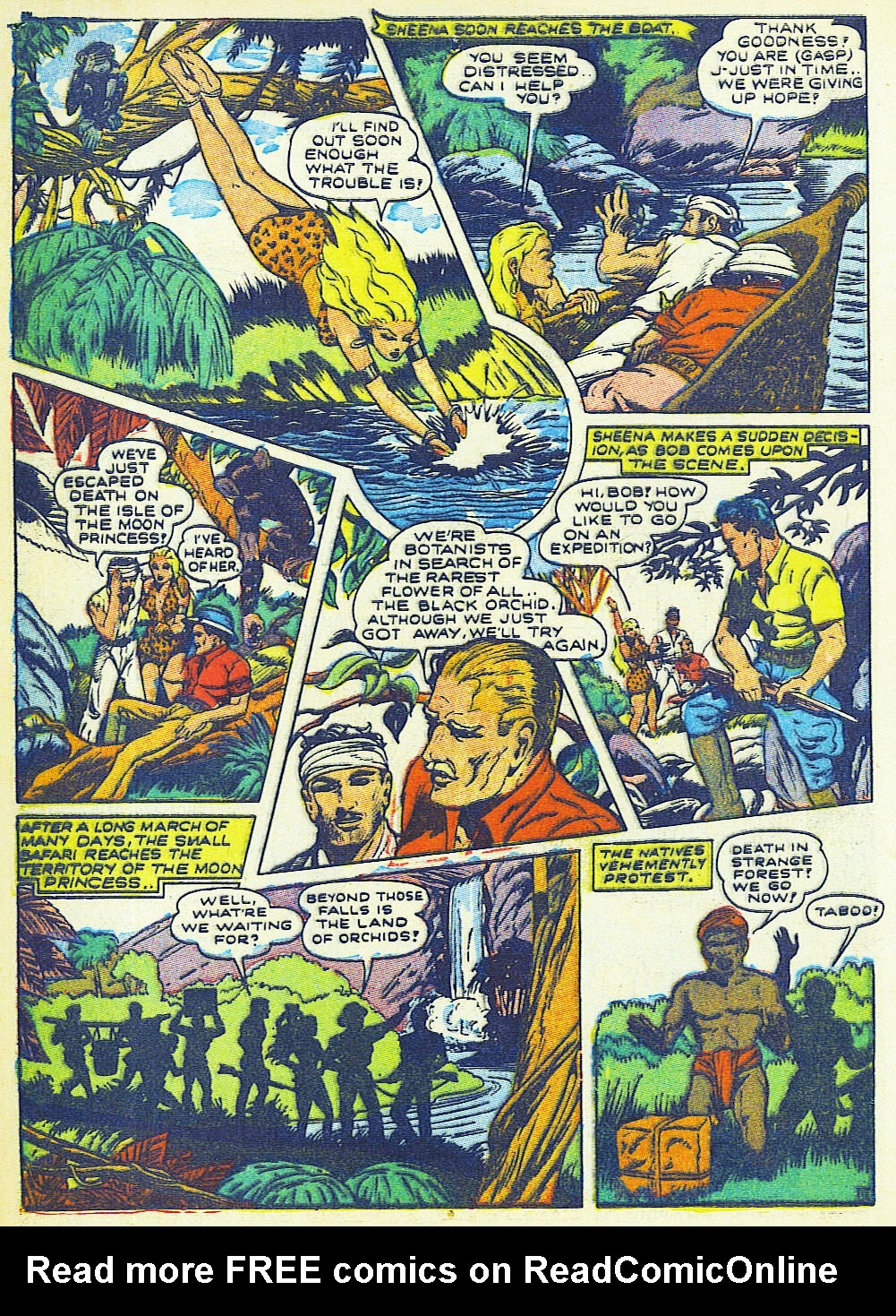 Read online Sheena, Queen of the Jungle (1942) comic -  Issue #2 - 4