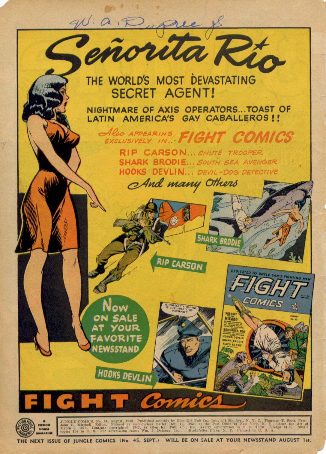 Read online Jungle Comics comic -  Issue #44 - 2