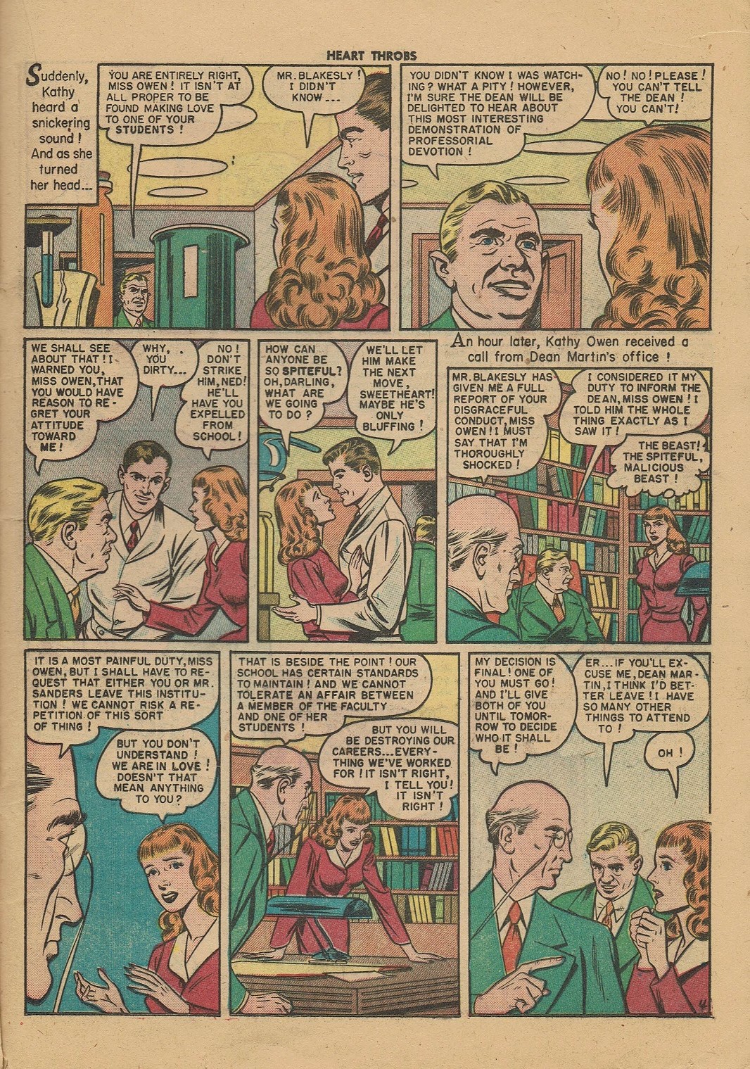 Read online Heart Throbs comic -  Issue #6 - 21