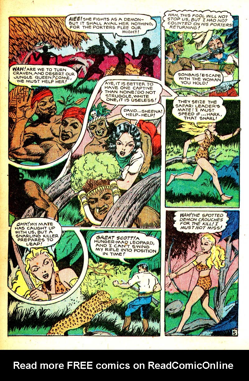 Read online Sheena, Queen of the Jungle (1942) comic -  Issue #8 - 29