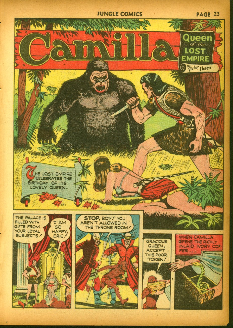 Read online Jungle Comics comic -  Issue #20 - 25
