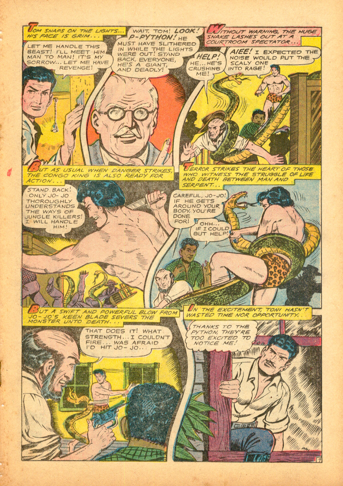 Read online Jungle Adventures (1963) comic -  Issue #17 - 19