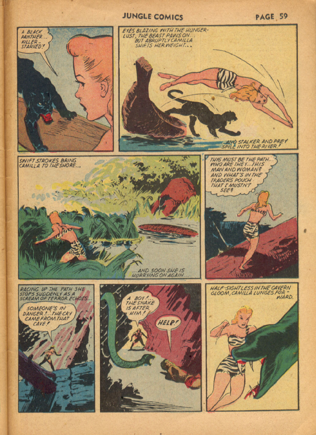 Read online Jungle Comics comic -  Issue #38 - 60