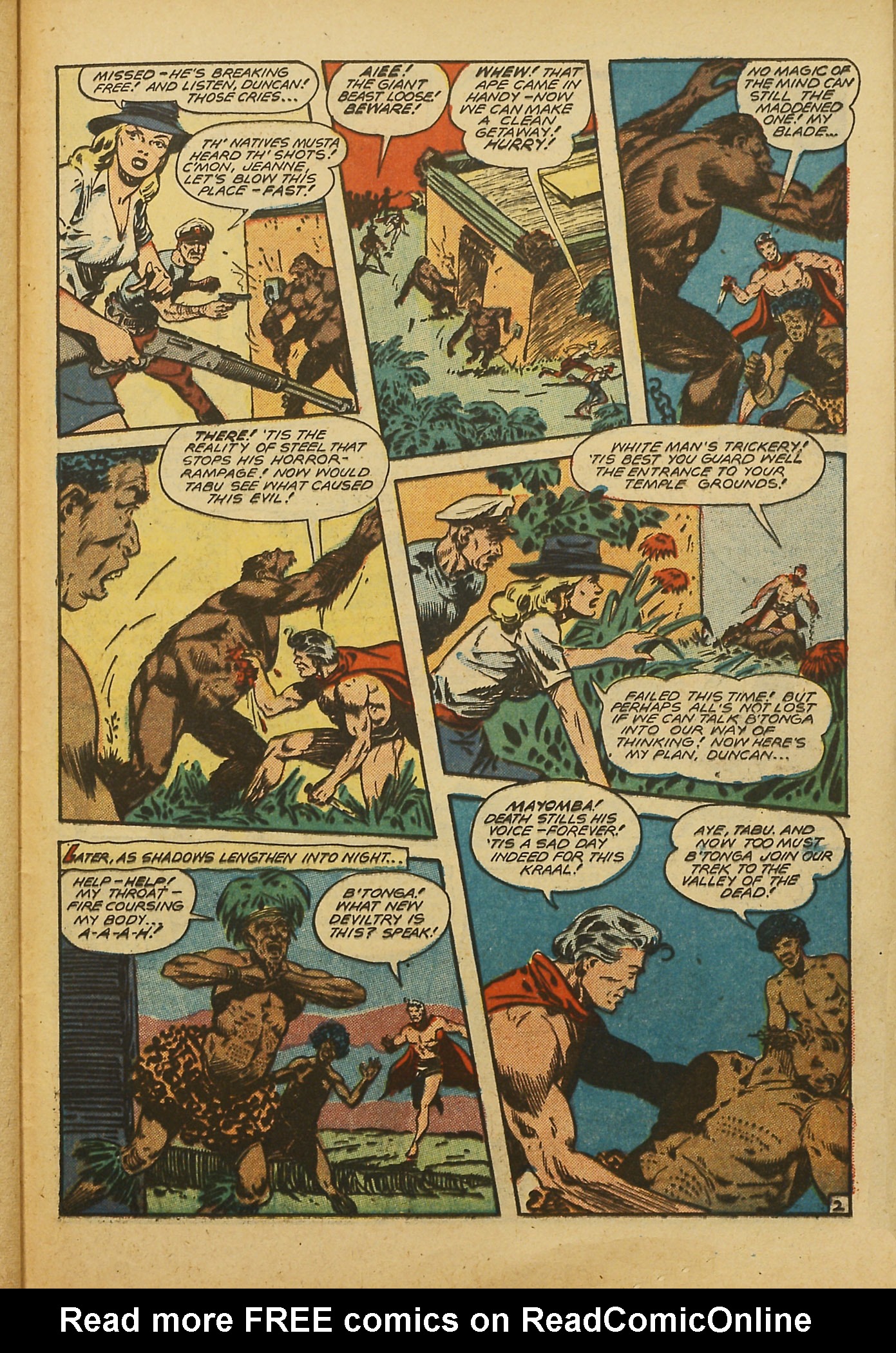 Read online Jungle Comics comic -  Issue #101 - 37