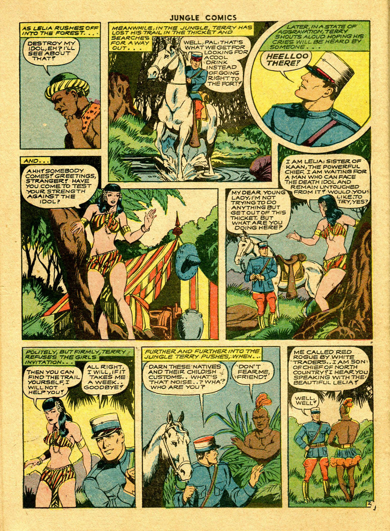 Read online Jungle Comics comic -  Issue #46 - 44