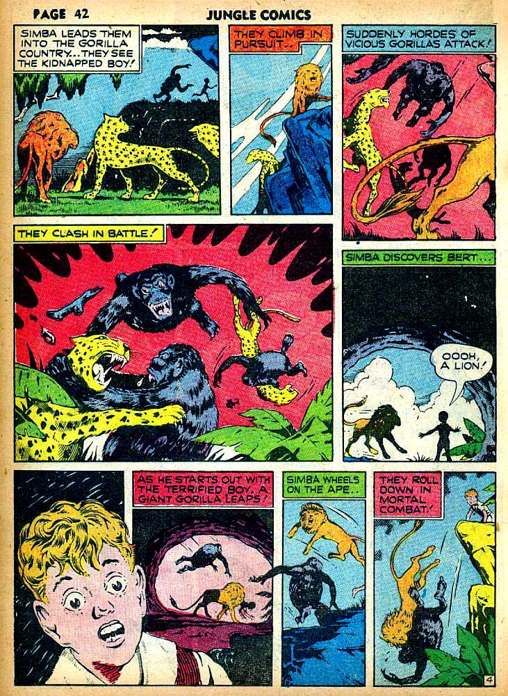 Read online Jungle Comics comic -  Issue #21 - 44