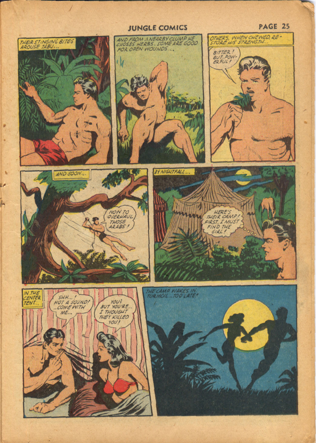 Read online Jungle Comics comic -  Issue #38 - 26