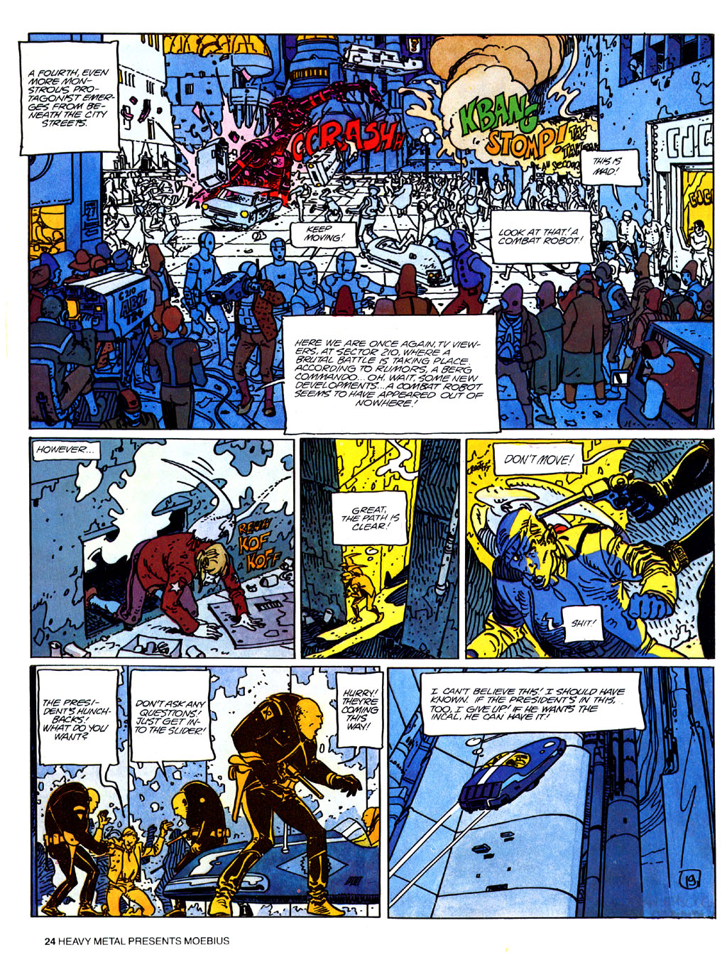 Read online Heavy Metal Presents Moebius comic -  Issue # Full - 25
