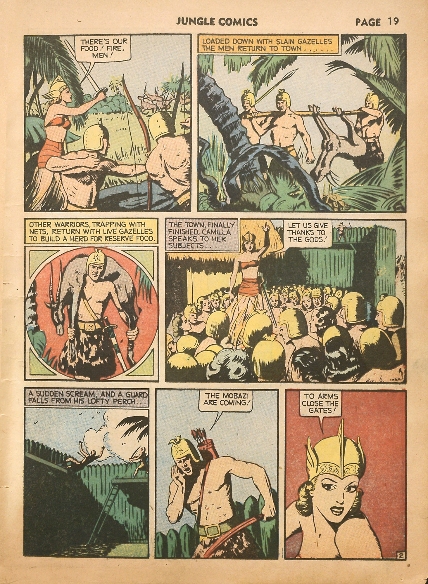 Read online Jungle Comics comic -  Issue #16 - 21