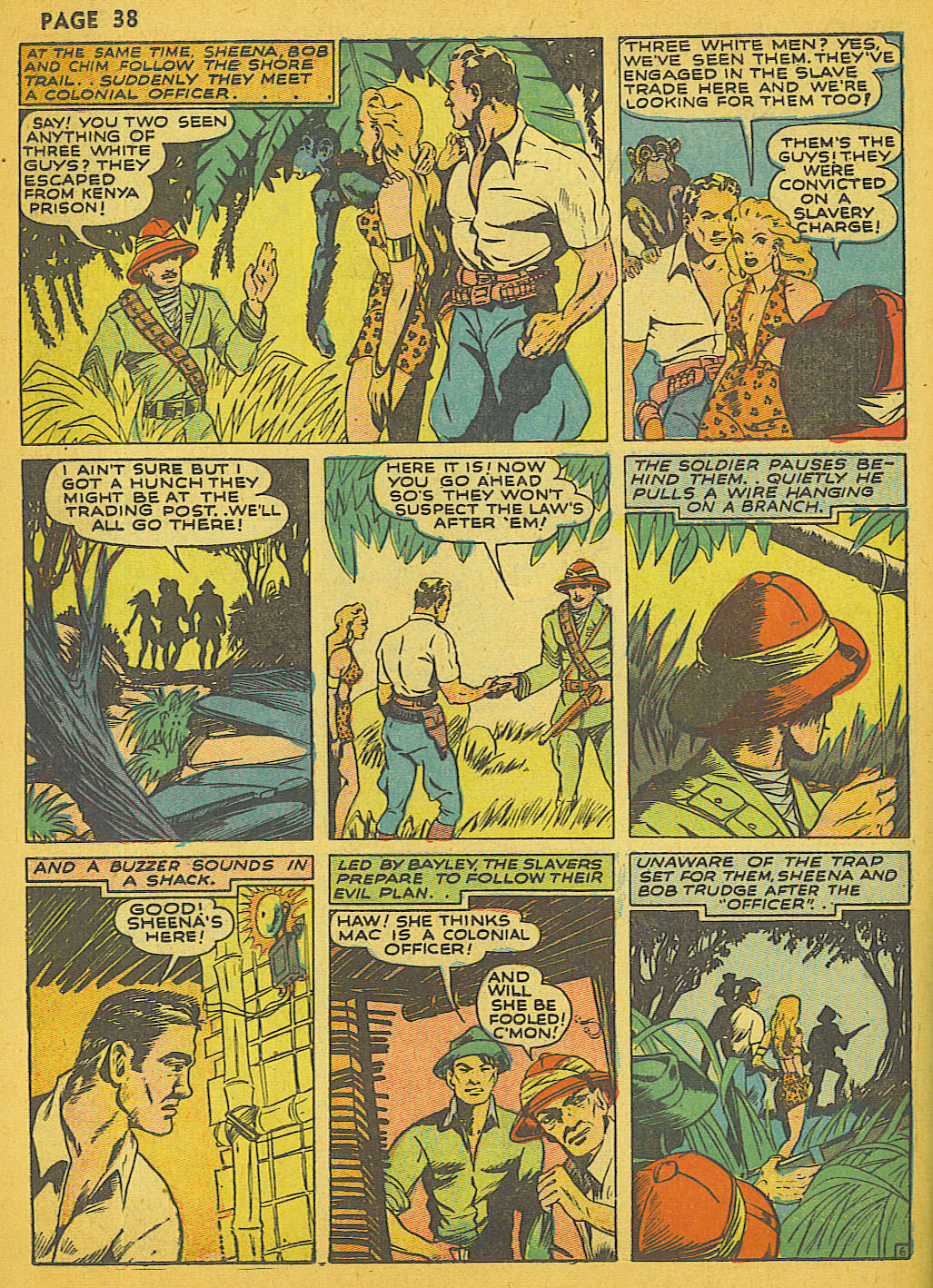 Read online Sheena, Queen of the Jungle (1942) comic -  Issue #1 - 38