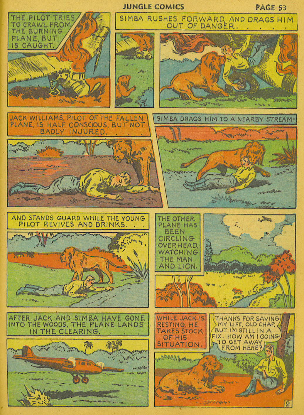 Read online Jungle Comics comic -  Issue #8 - 55
