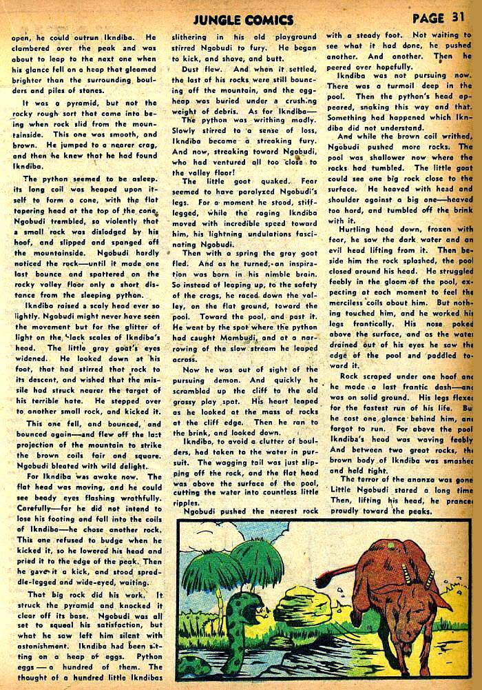 Read online Jungle Comics comic -  Issue #21 - 33