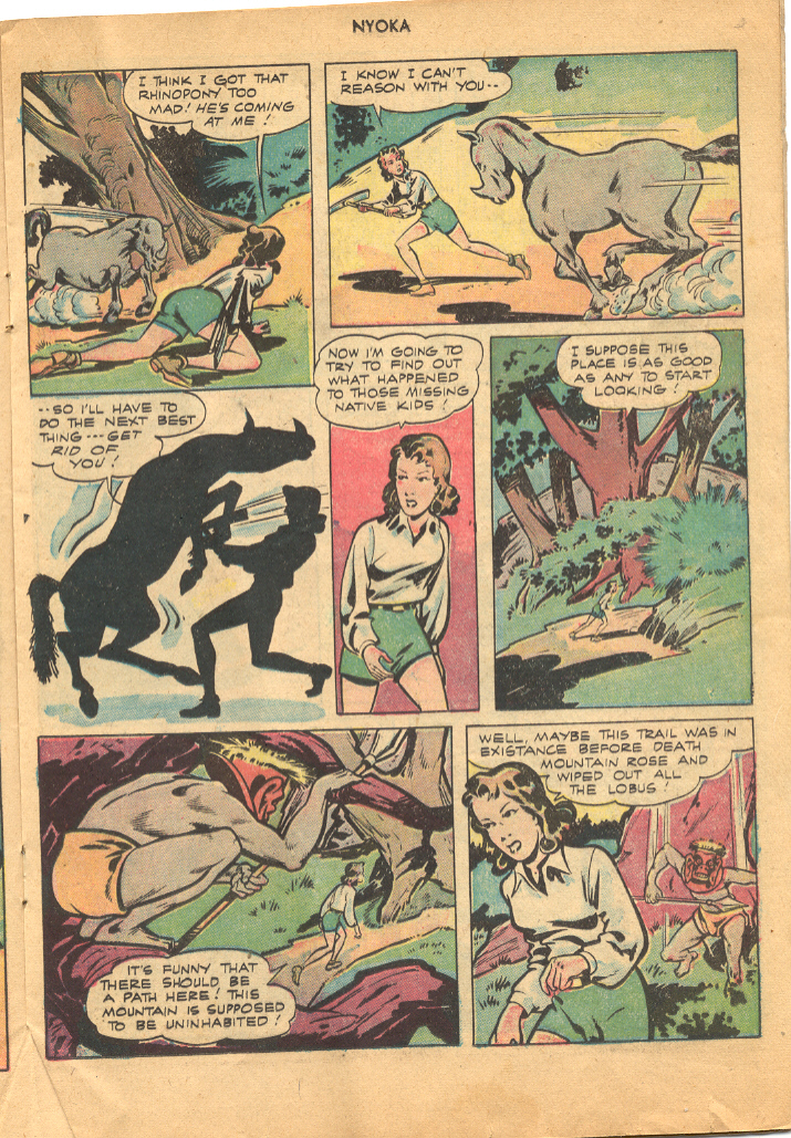 Read online Nyoka the Jungle Girl (1945) comic -  Issue #16 - 17