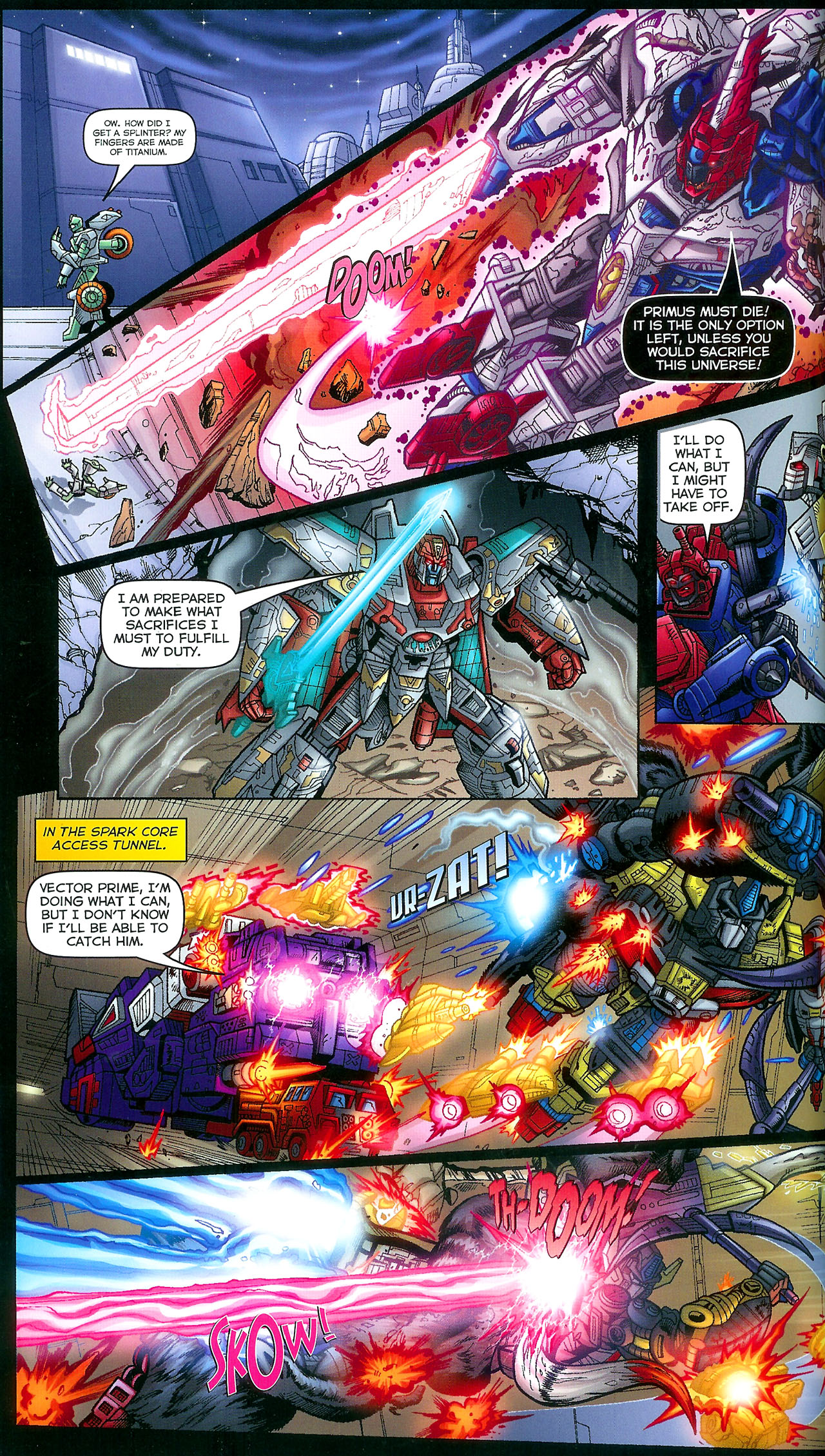 Read online Transformers: Cybertron: Balancing Act comic -  Issue # TPB - 37