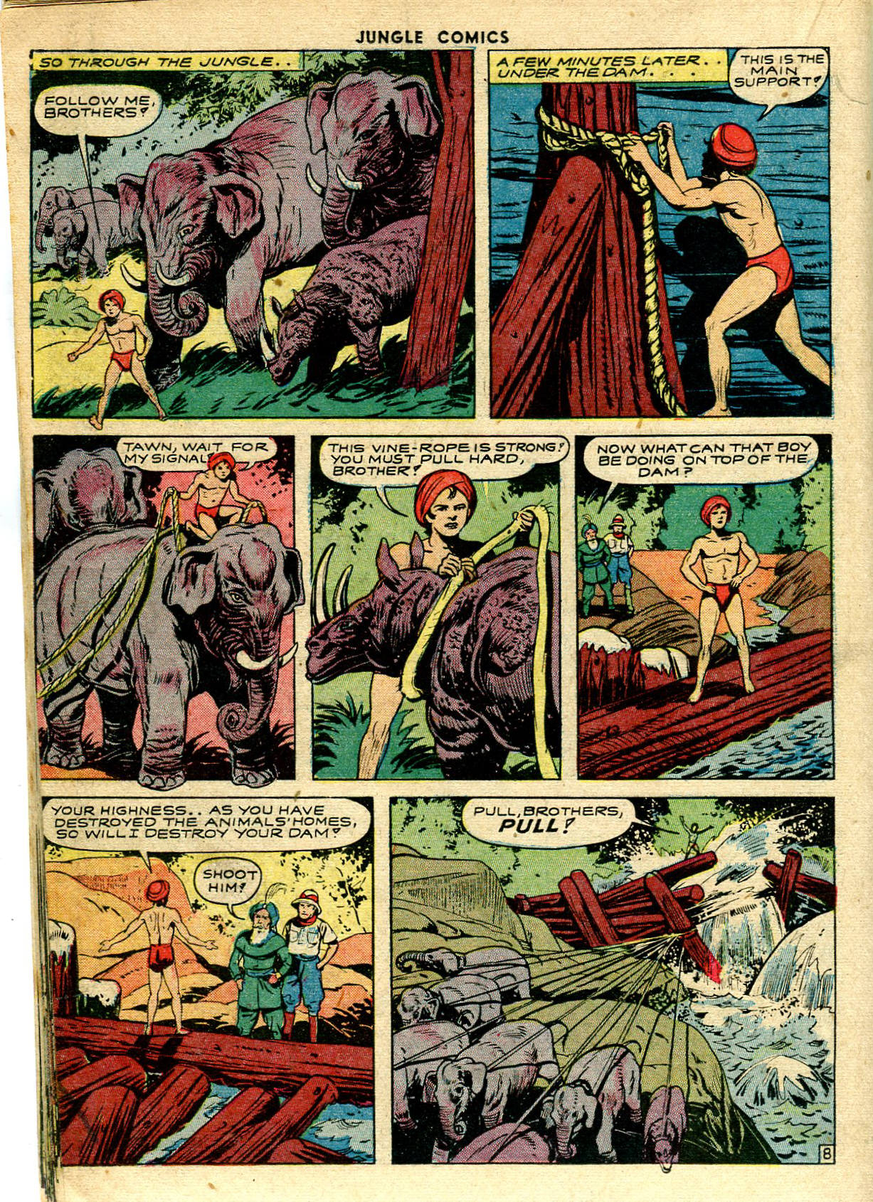 Read online Jungle Comics comic -  Issue #45 - 34