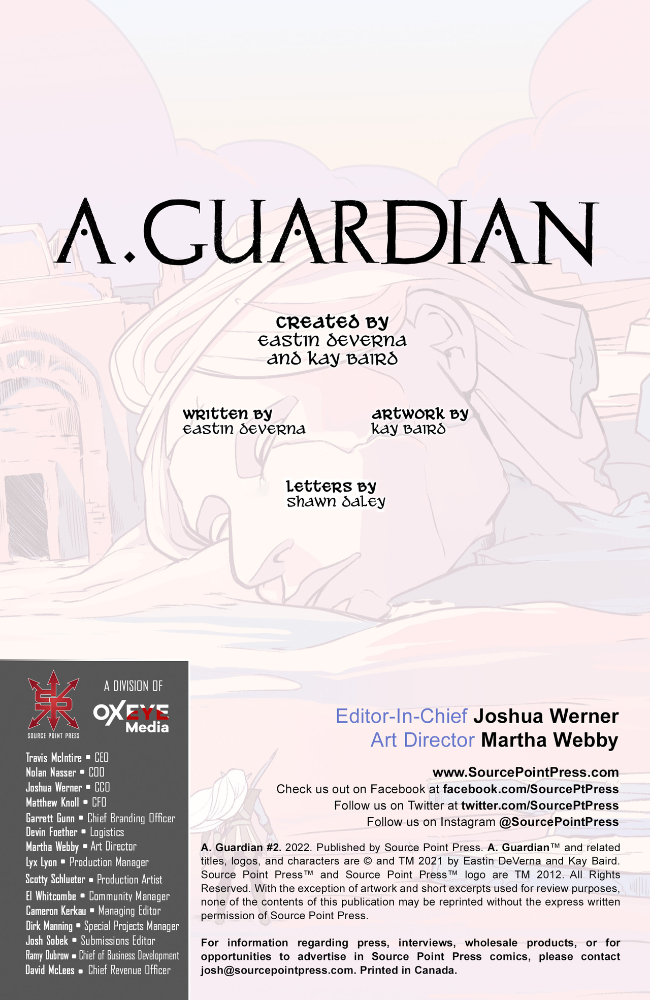 Read online A. Guardian comic -  Issue #2 - 2