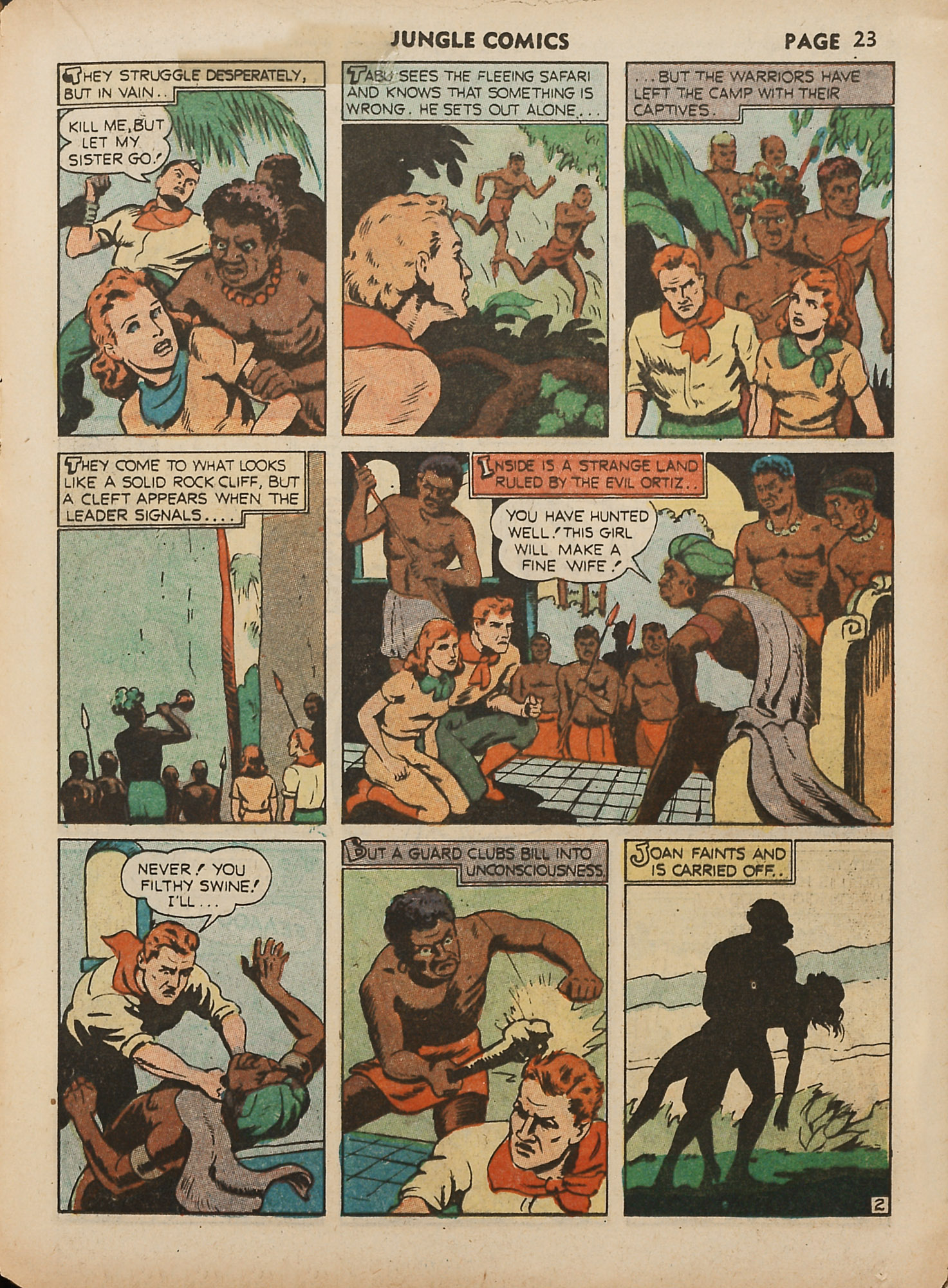 Read online Jungle Comics comic -  Issue #18 - 25