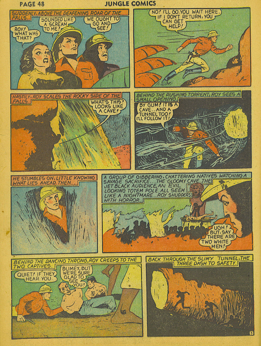 Read online Jungle Comics comic -  Issue #8 - 50
