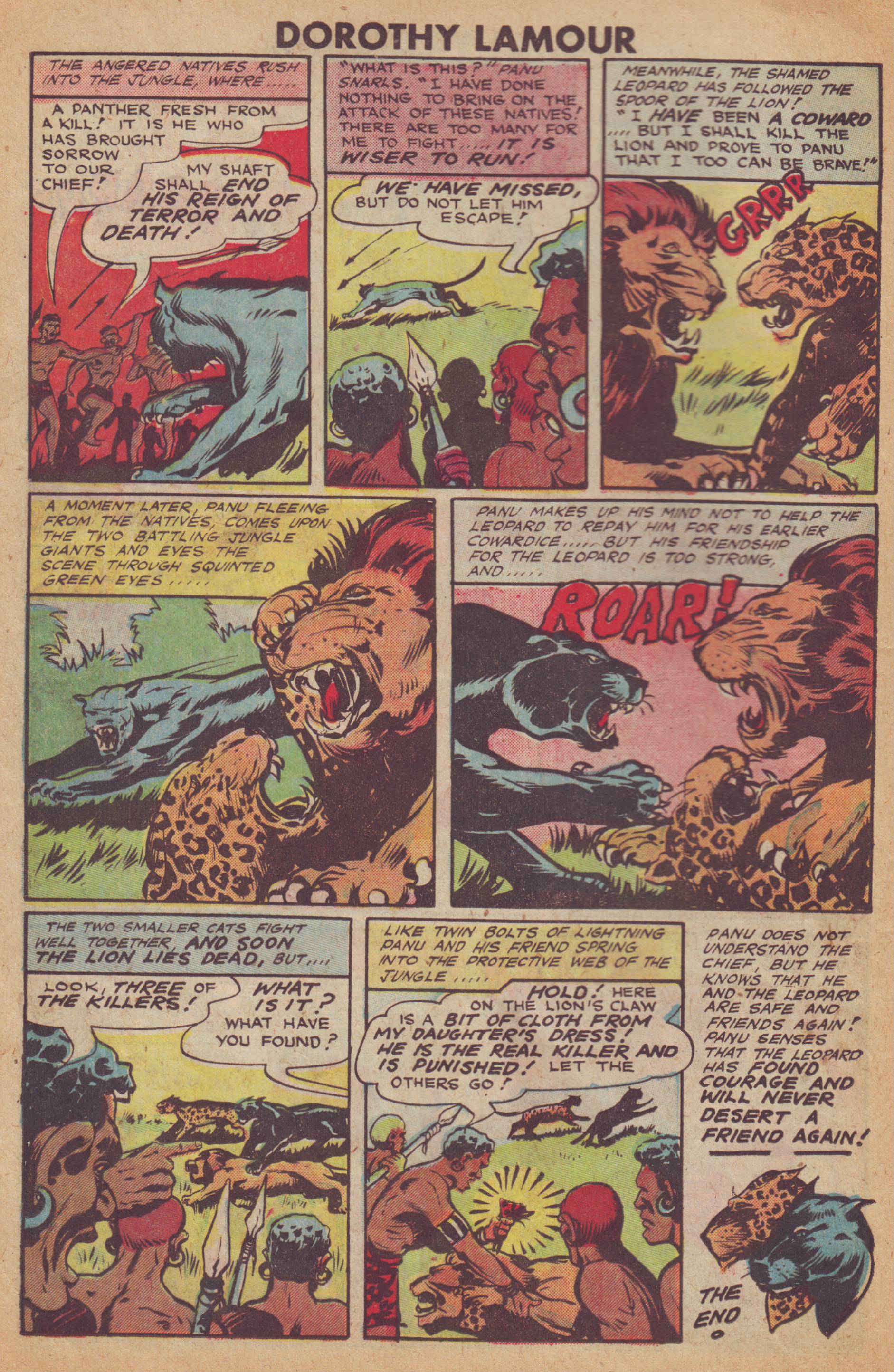 Read online Dorothy Lamour Jungle Princess comic -  Issue #3 - 12